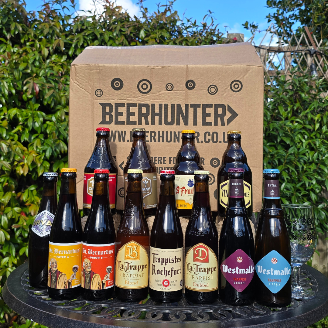 Best of Belgian Trappist and Abbey Beer Mixed Beer Case with Beerhunter Glass (12 Pack) - BEERHUNTER