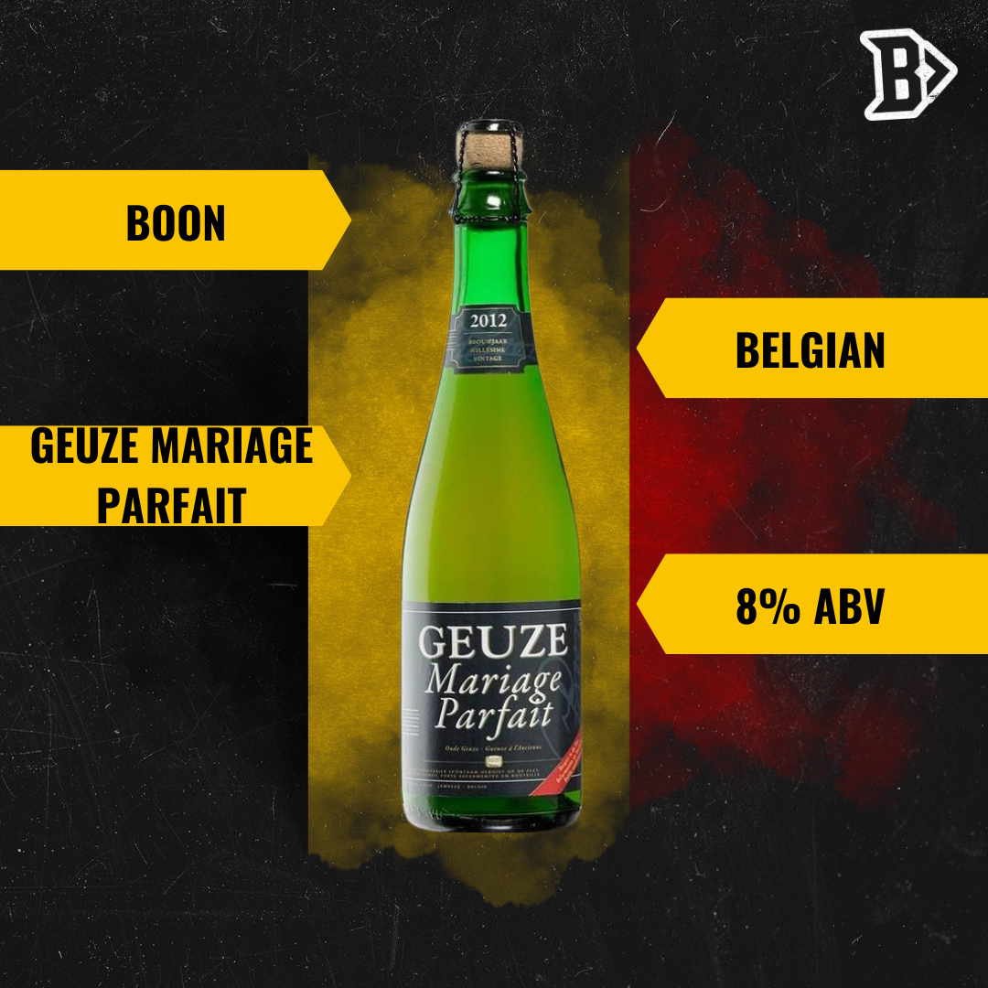 Boon Gueuze Belgian Mariage Parfait 375ml Bottles - 8.0% ABV (12 Pack)