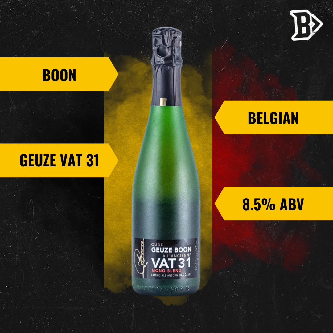 Boon Gueuze Belgian Vat 31 375ml Bottles - 8.5% ABV (12 Pack)