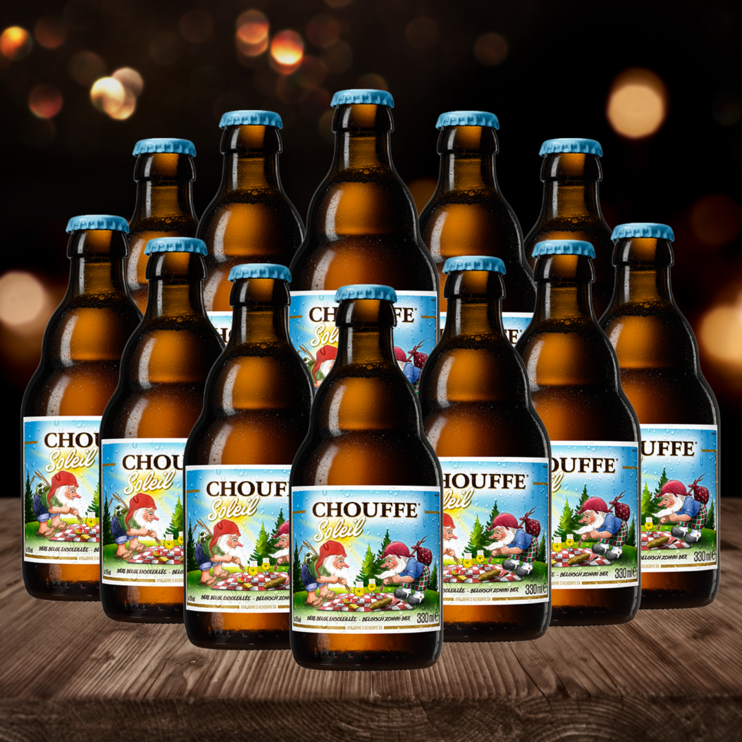 Brasserie d&#39;Achouffe Soleil Belgian Pale Ale 330ml Bottles (12 Pack) - 6.0% ABV - BEERHUNTER