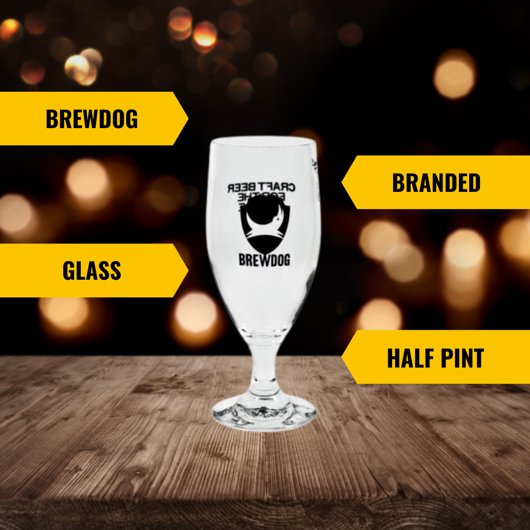 Brewdog Half-Pint Branded Glass - BEERHUNTER