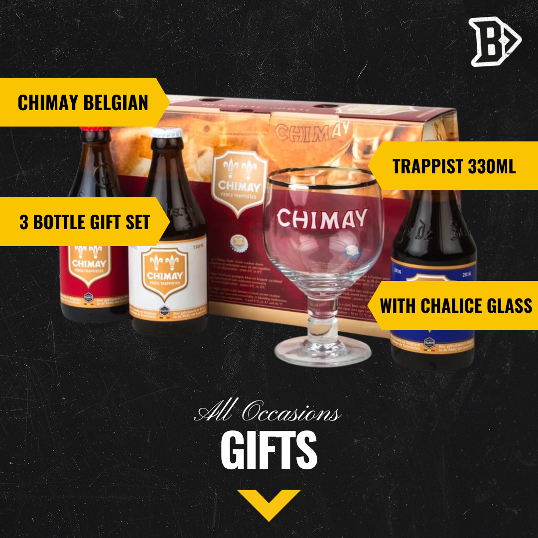 Chimay Belgian Trappist Gift Set (3 Pack)