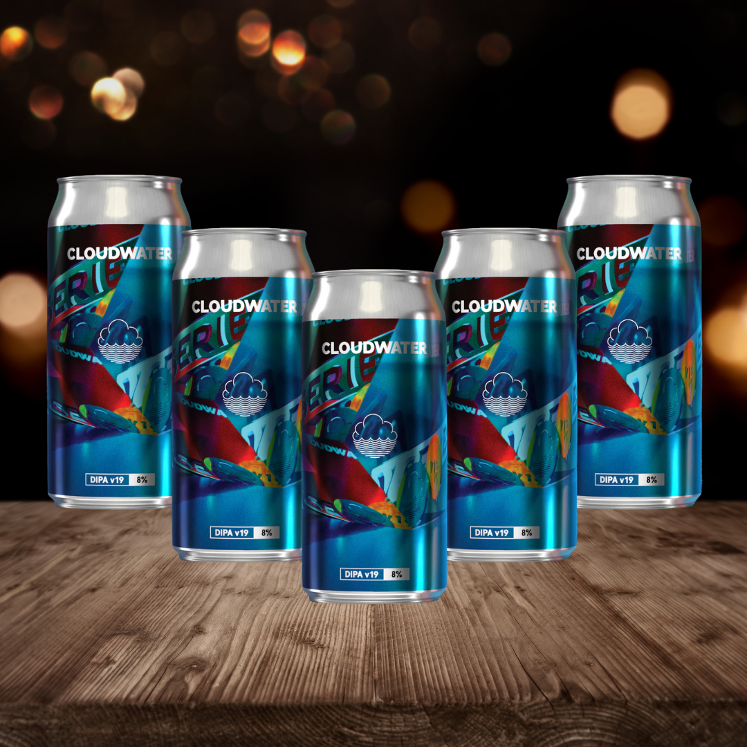 Cloudwater Limited Edition DIPA Double IPA 440ml Cans – 8% ABV (6 Pack) - BBD 17/03/26