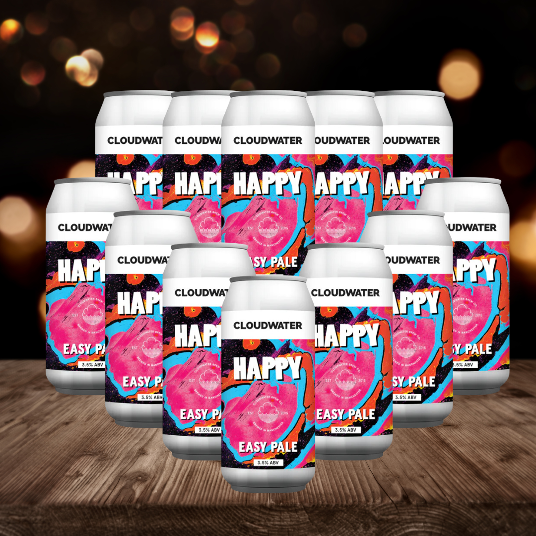 Cloudwater Happy Easy Pale Ale 440ml Cans - 3.4% ABV (12 Pack)