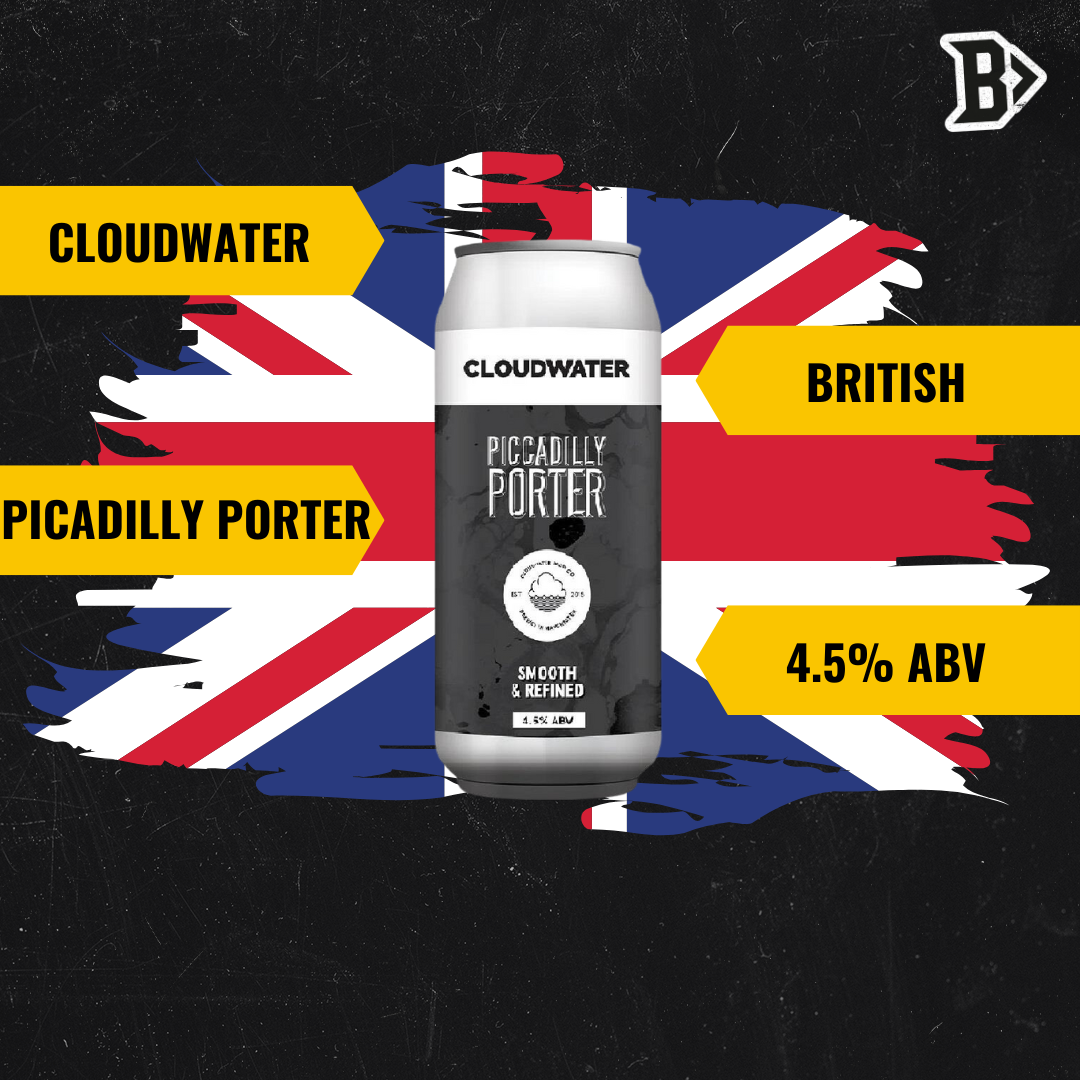 Cloudwater Picadilly Porter 440ml Cans - 4.5% ABV (12 Pack)