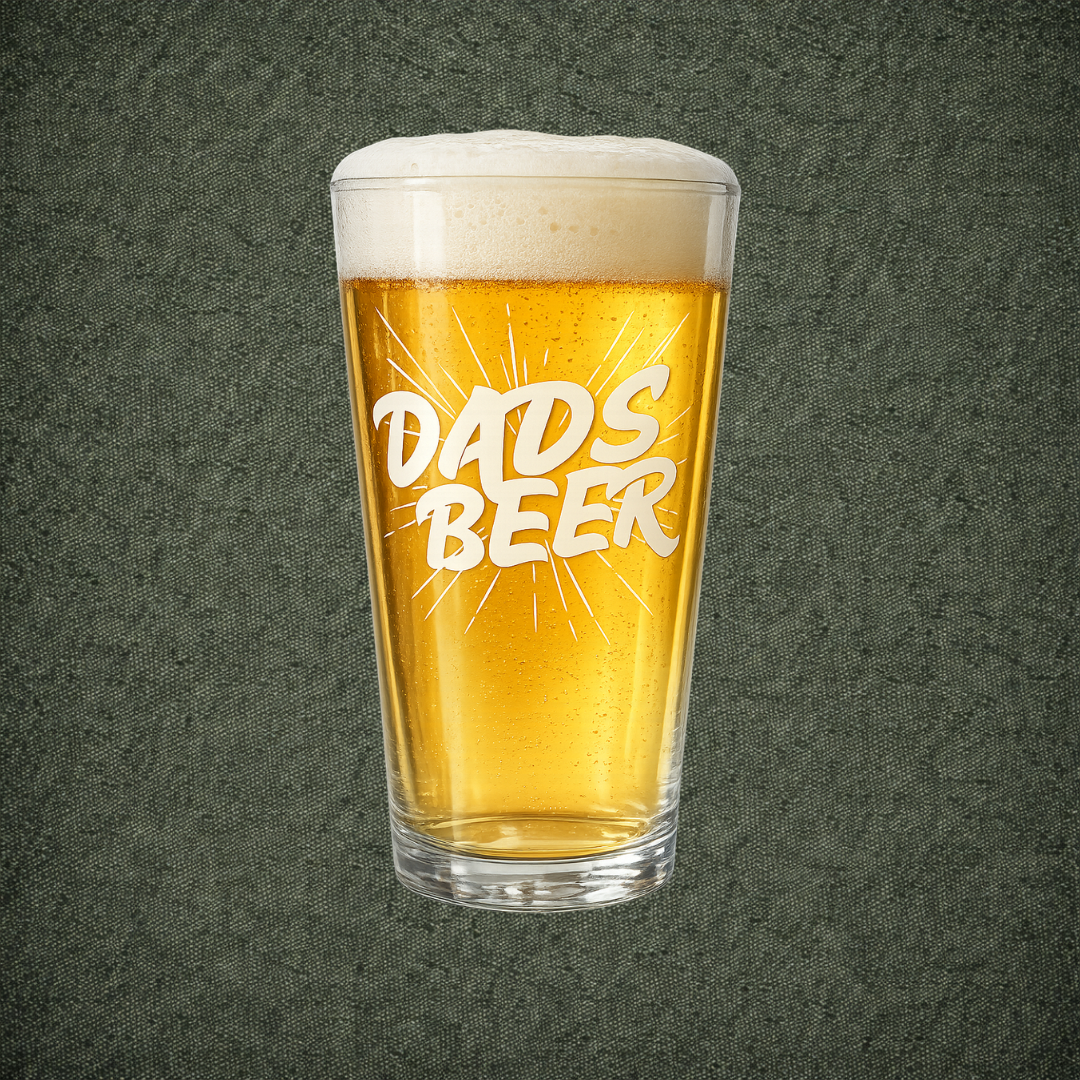 Gluten Free Craft Beer “Best Dad” Gift Pack with Dad’s Beer Glass