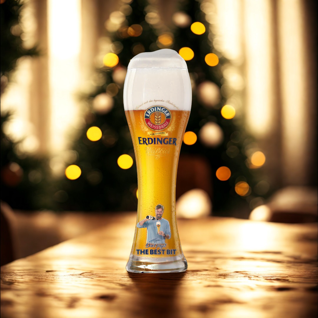 ERDINGER Klopp Limited Edition &quot;The Best Bit&quot; Pint Glass