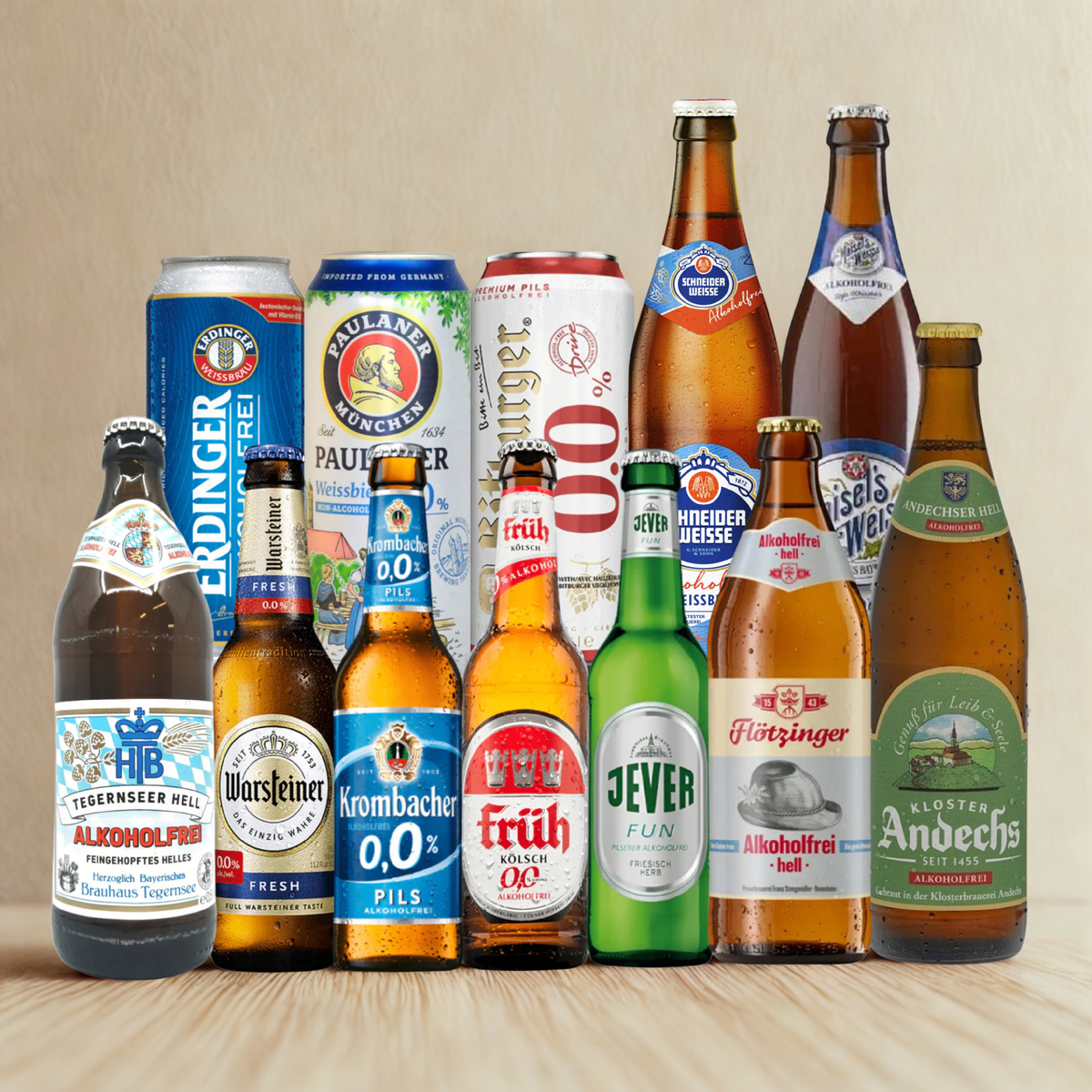 German Alcohol-Free Beer Mixed Case 12 Pack