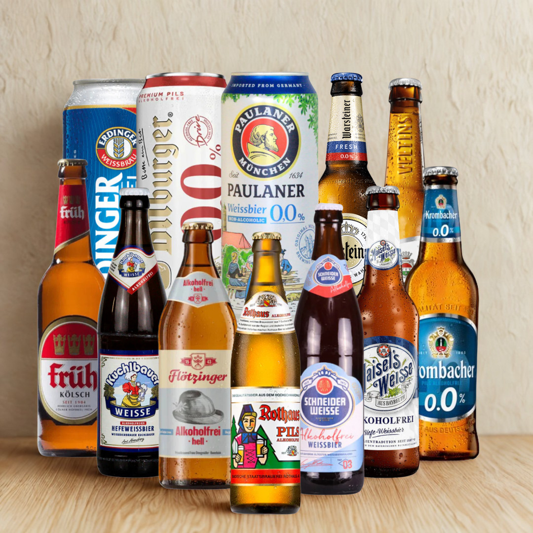 German Alcohol-Free Beer Mixed Case 12 Pack