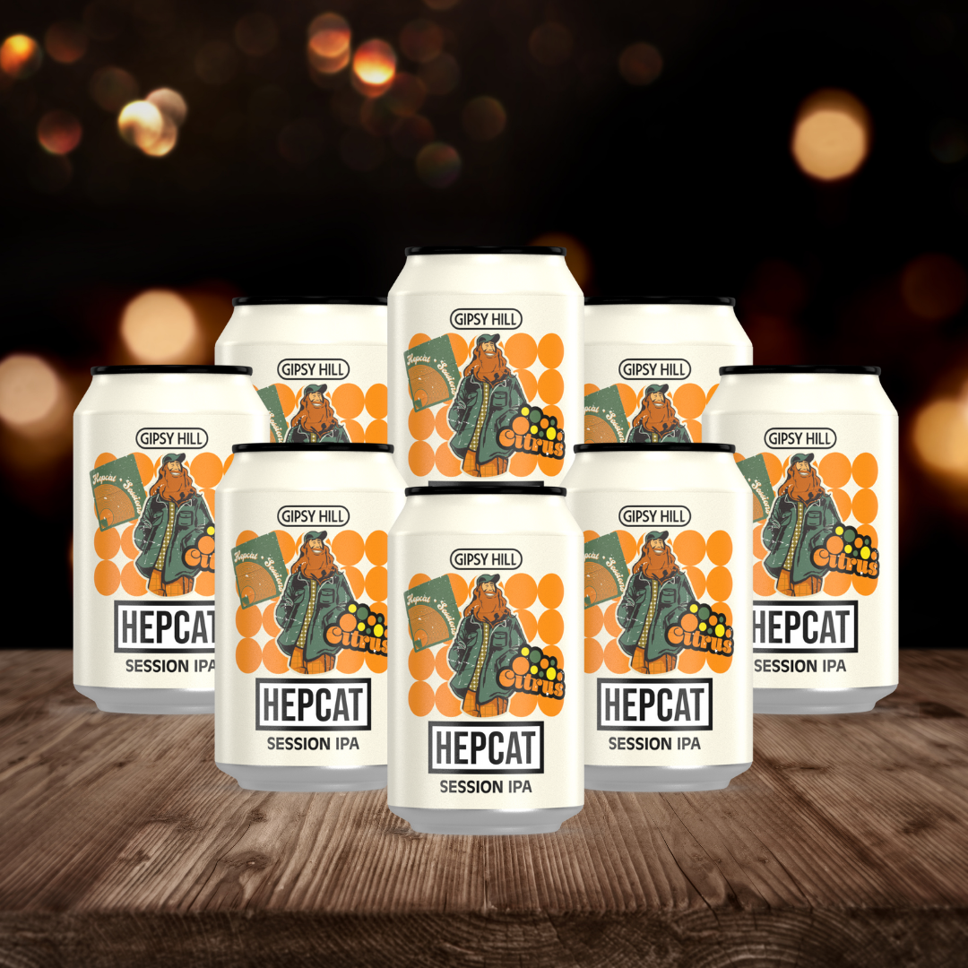 Gipsy Hill British Session IPA Hepcat 330ml Cans - 4.6% ABV (8 Pack)