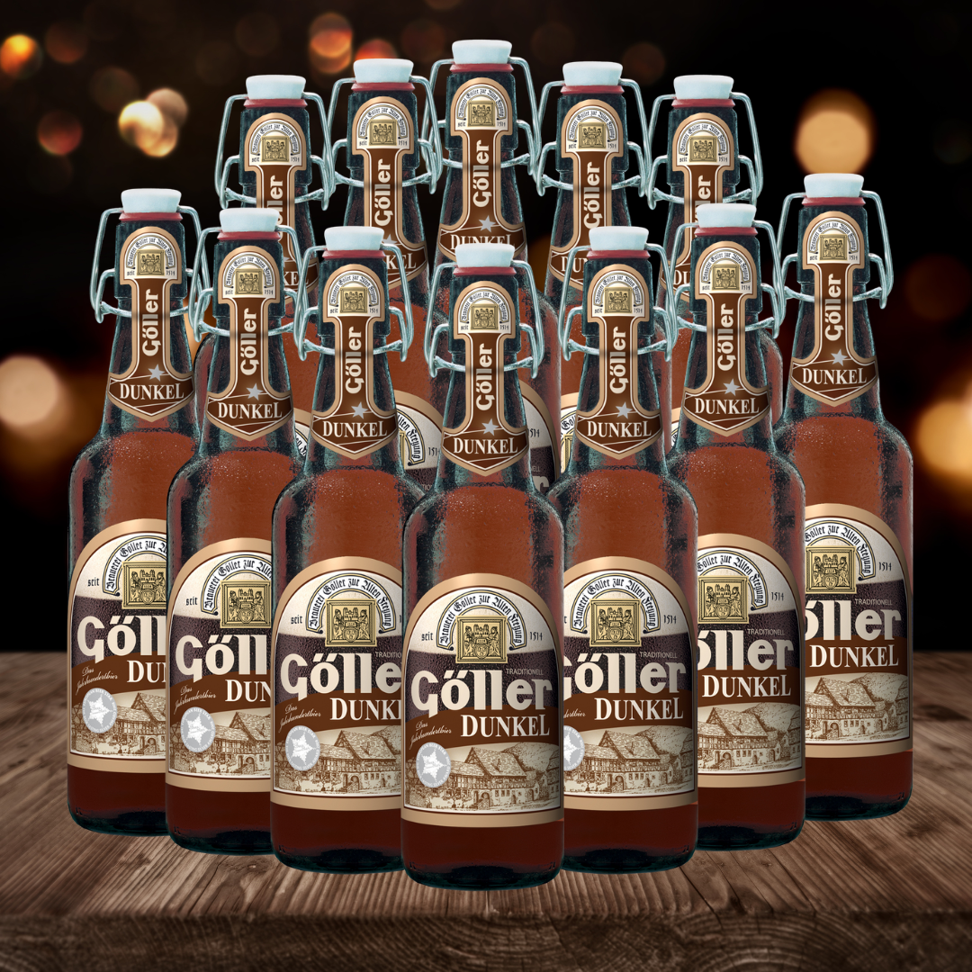 Göller Dunkel Dark Lager 500ml Bottles - 5.2% ABV (12 Pack)