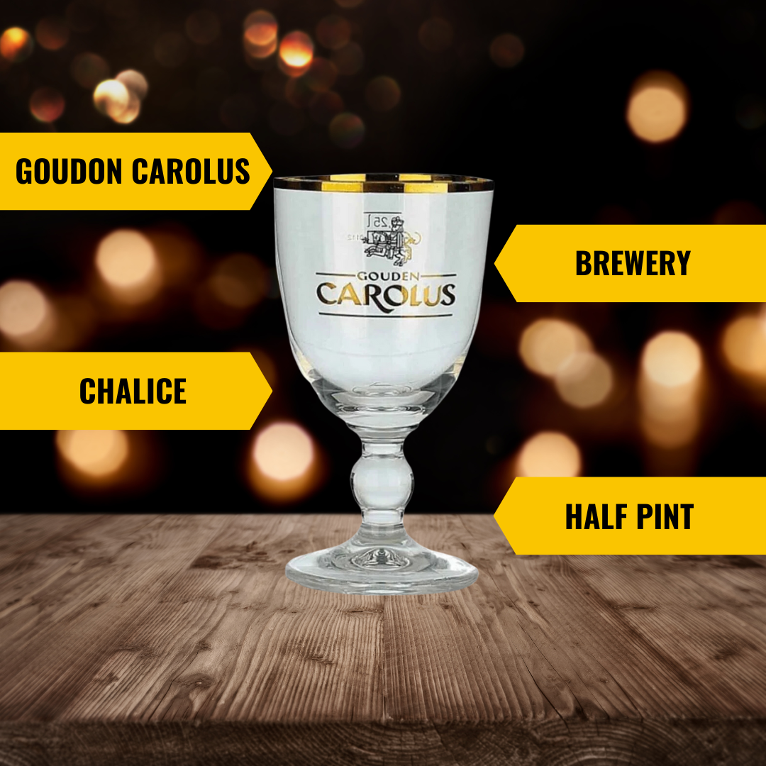 Goudon Carolus Chalice Glass - BEERHUNTER