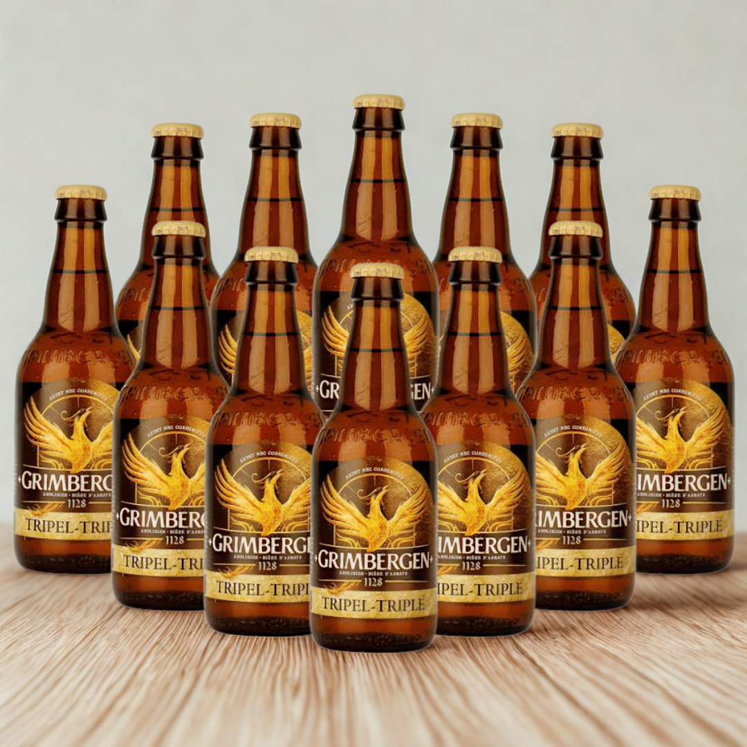 Grimbergen Tripel Belgian Abbey Ale 330ml Bottles – 9.0% ABV (12 Pack)