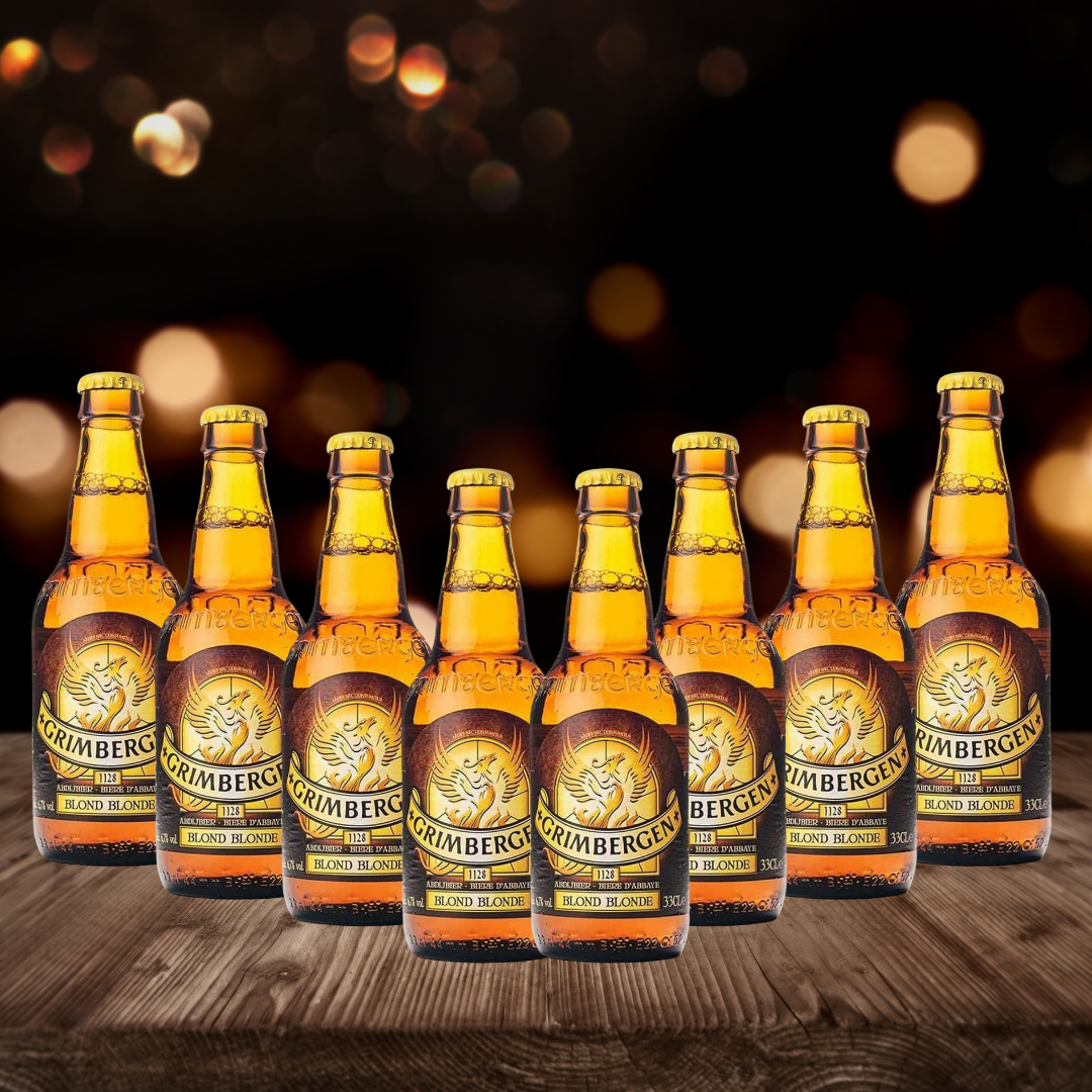 Grimbergen Blonde Belgian Ale 330ml Bottles 6.7% ABV (Multipack)