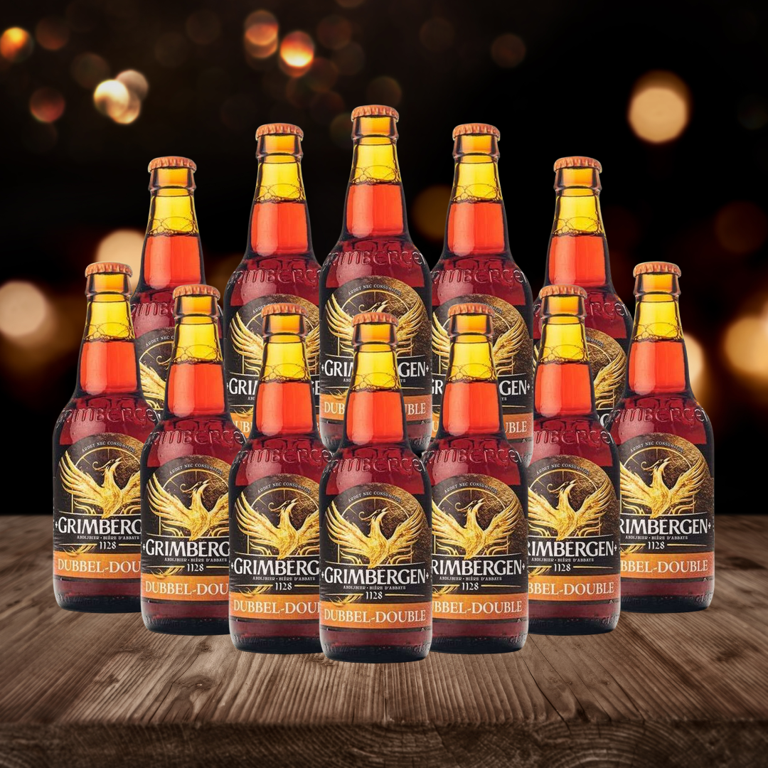 Grimbergen Dubbel Belgian Ale 330ml Bottles 6.5% ABV (12 Pack) - BEERHUNTER
