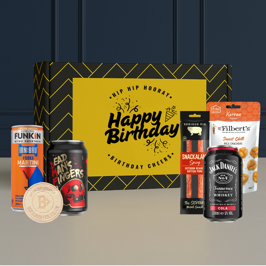 Party Box Gifts For Him Gift Differently Set (Dead Mans Fingers Rum & JD)