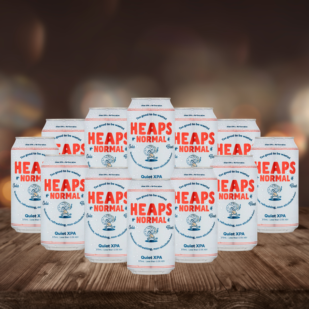 Heaps Normal Quiet XPA Alcohol-Free XPA 375ml Cans - 0.5% ABV (Multipack)