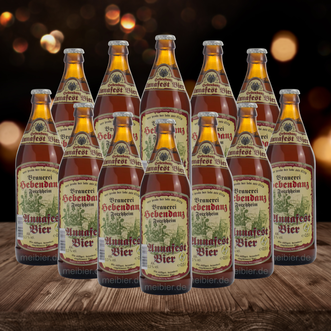 Hebendanz Annafest Festbier German 500ml Bottles - 5.3% ABV (12 Pack)