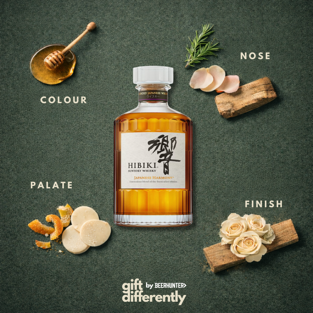Personalised Suntory Hibiki Japanese Harmony Whisky Gift Set
