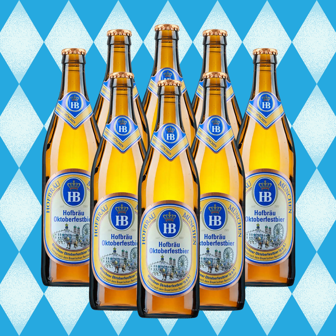 Hofbräu Oktoberfest Beer 500ml Bottles - 6.3% ABV (12 Pack) - BEERHUNTER