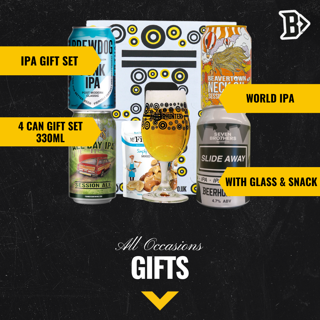 IPA Craft Beer Gift Set (4 x 330ml Cans)