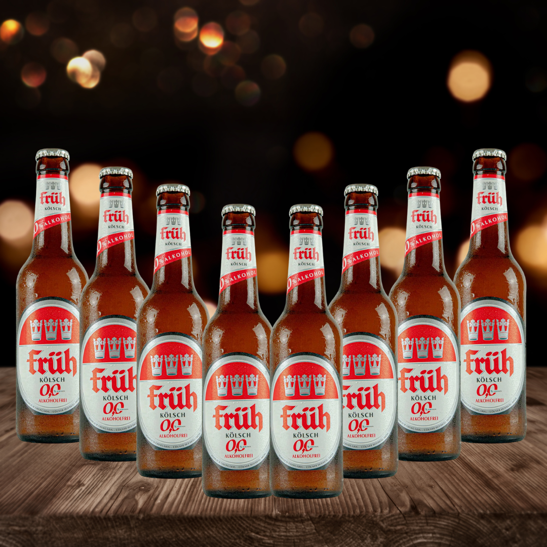 Früh Kölsch 0.0% Alcohol Free Beer 330ml Bottles (Multipack)