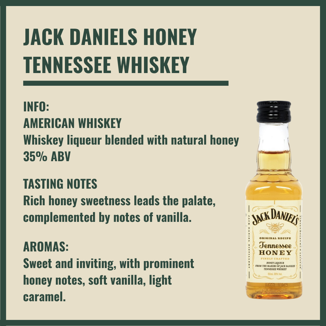 Premium Tiny Bar JD Whisky Miniatures and Mixers Gift Box Set (4 x 5cl)