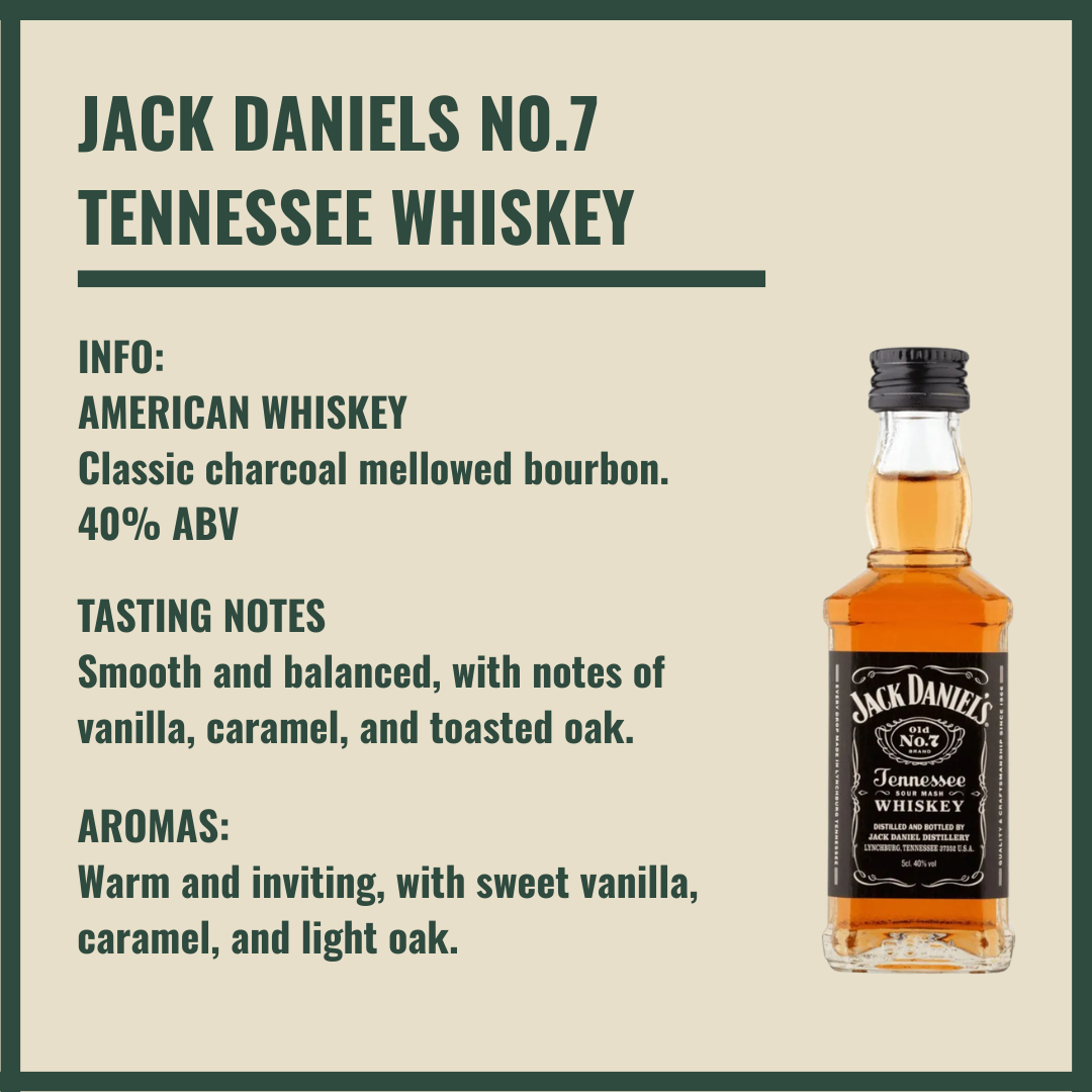 Premium Tiny Bar JD Whisky Miniatures and Mixers Gift Box Set (4 x 5cl)