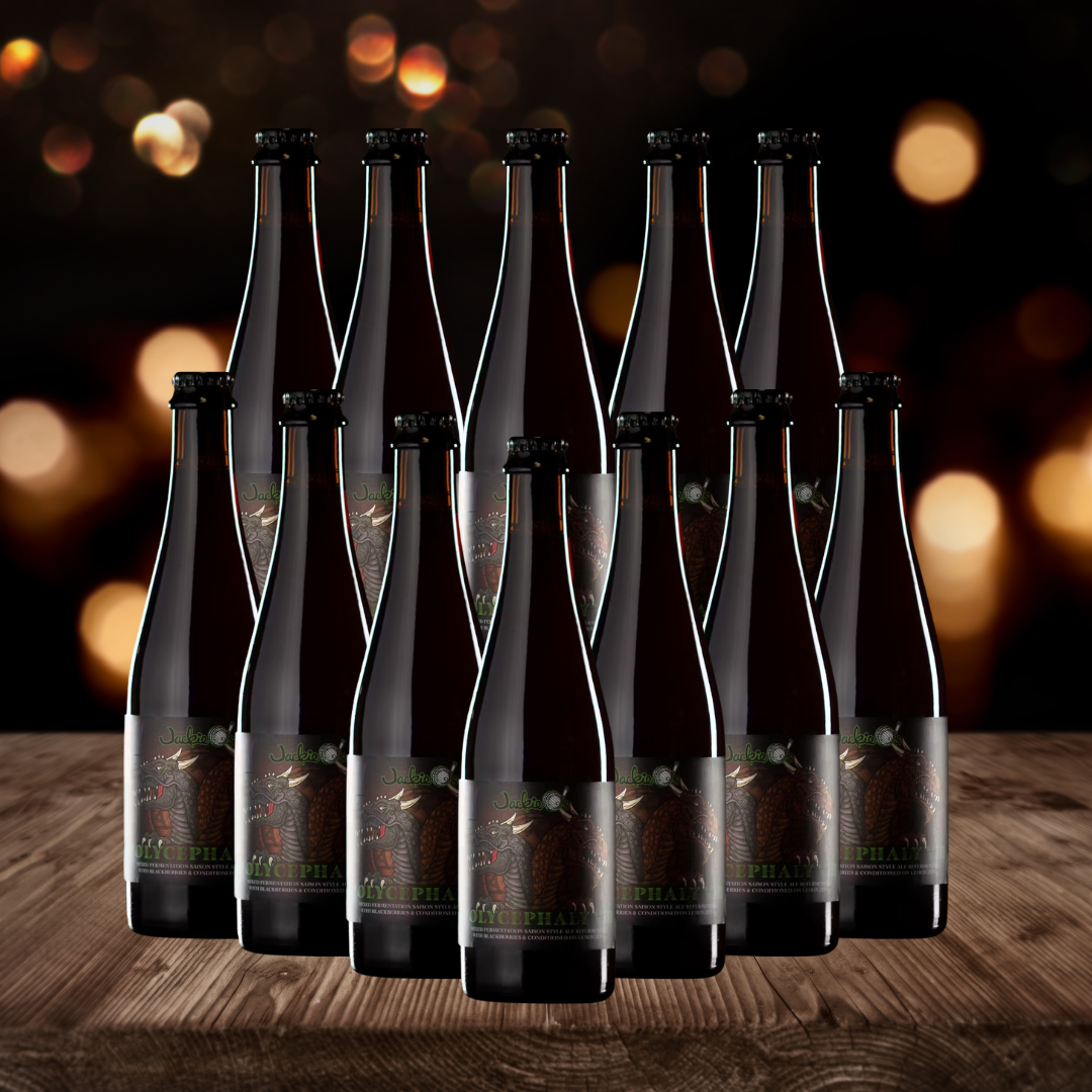 Jackie O's Polycephaly 8 American Saison 500ml Bottles - 4.7% ABV (12 Pack)