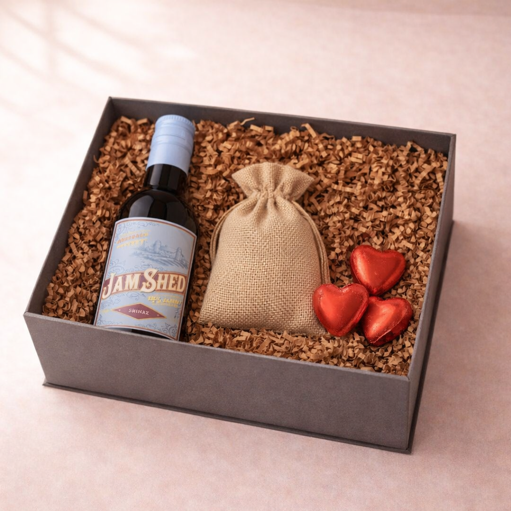 Mum Jam Shed Shiraz Red Wine & Chocolates Gift Set (18.7cl)