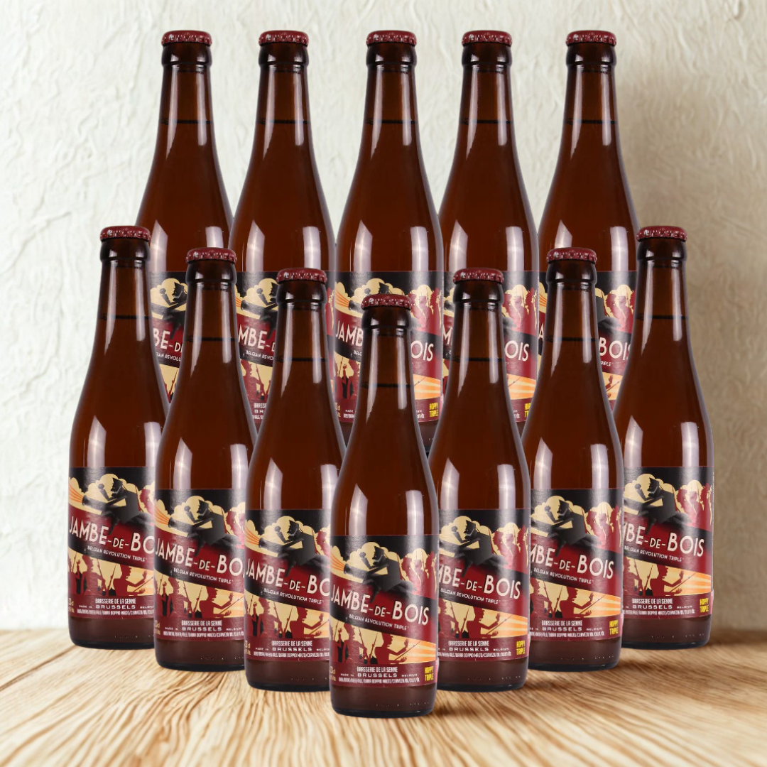De La Senne Belgian Tripel Jambe De Bois 330ml Bottles - 8.0% ABV (12 Pack)