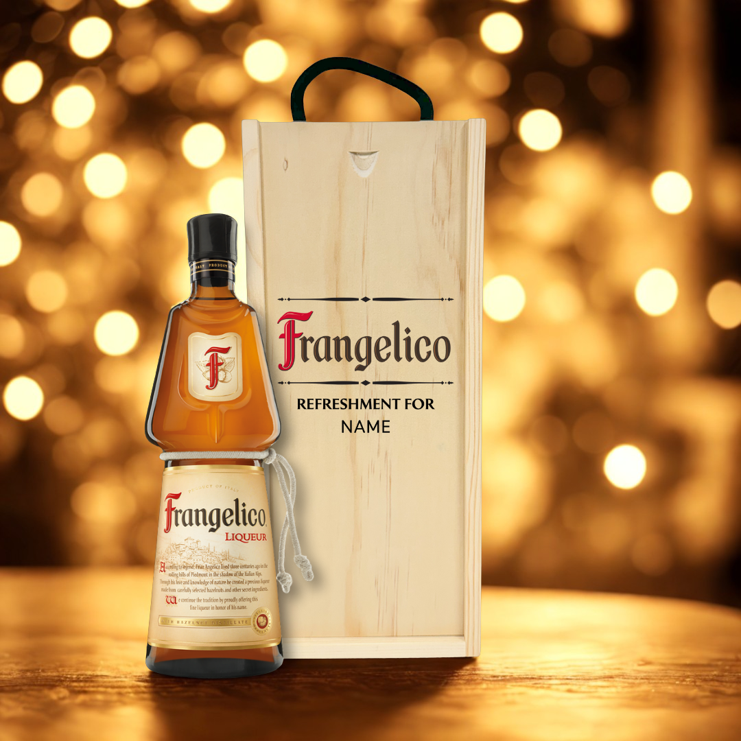 Personalised Frangelico Hazelnut Liqueur Gift Set - 70cl (20% ABV)