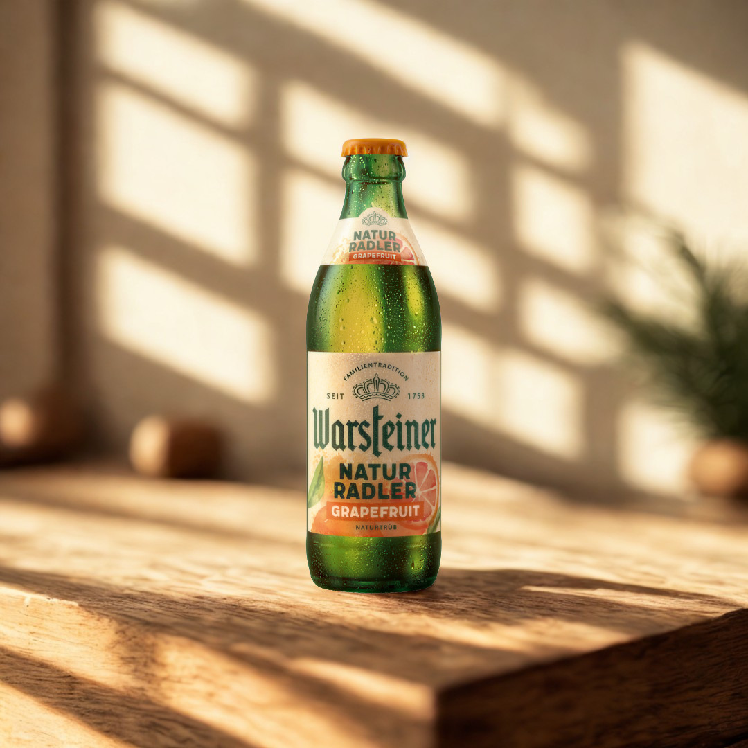 Warsteiner Grapefruit Radler 330ml Bottles - 2.5% ABV (12 Pack)