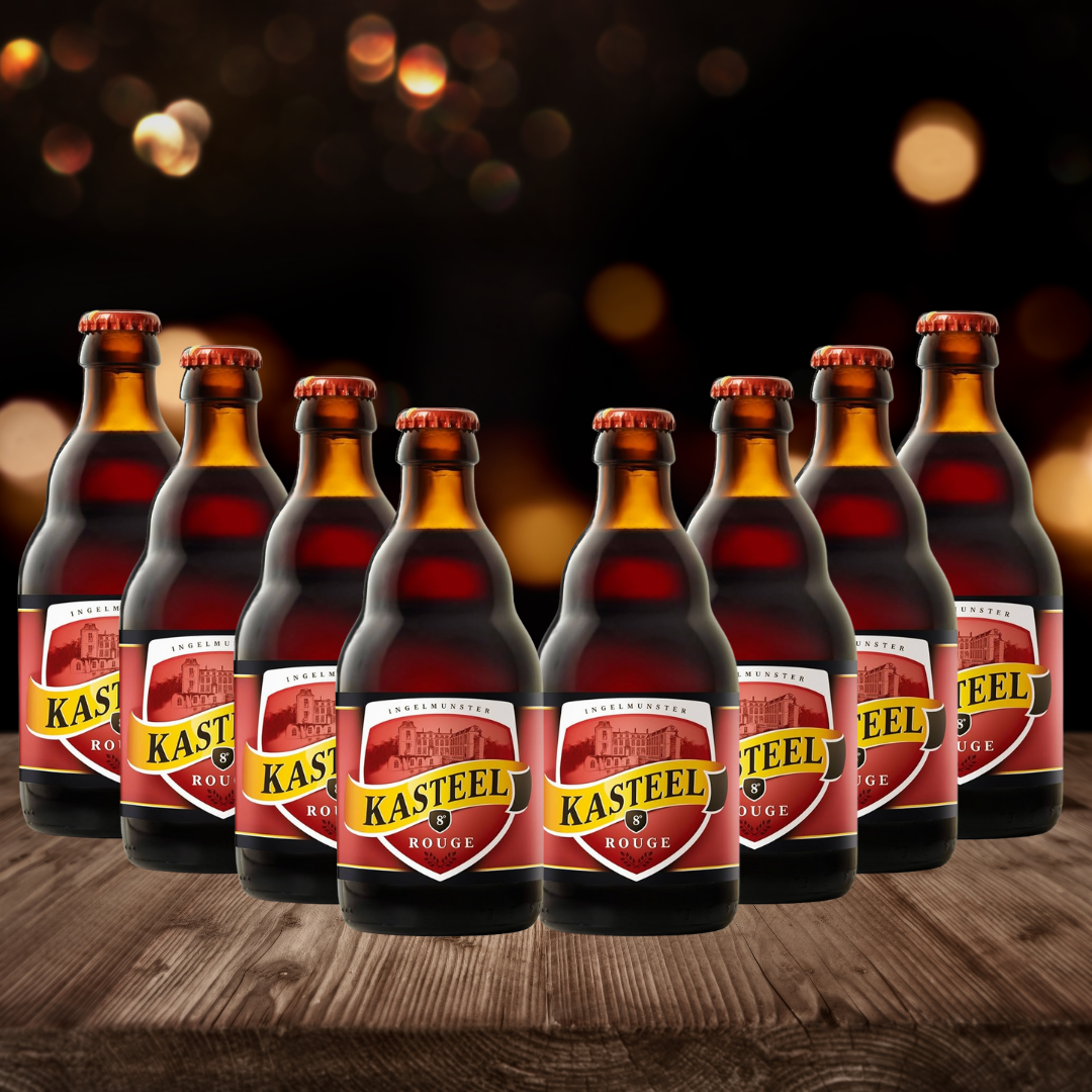 Kasteel Rouge Belgian Cherry Fruit Beer 330ml Bottles - 8.0% ABV (12 Pack) - BEERHUNTER