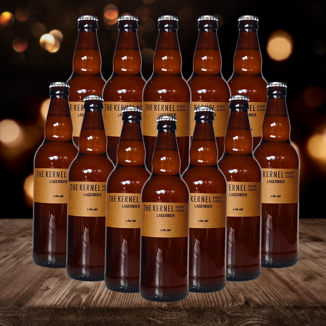 Kernel British Lagerbier 500ml Bottles - 5.3% ABV (12 Pack)