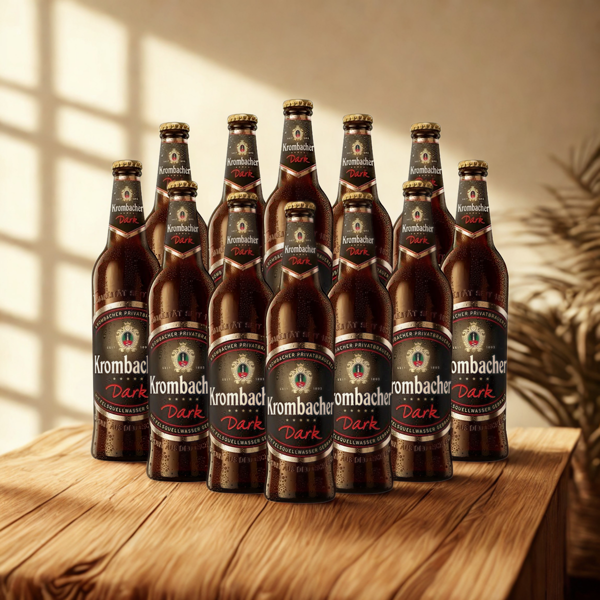 Krombacher Dunkel Dark German Lager 500ml Bottles (Multipack) - 4.7% ABV