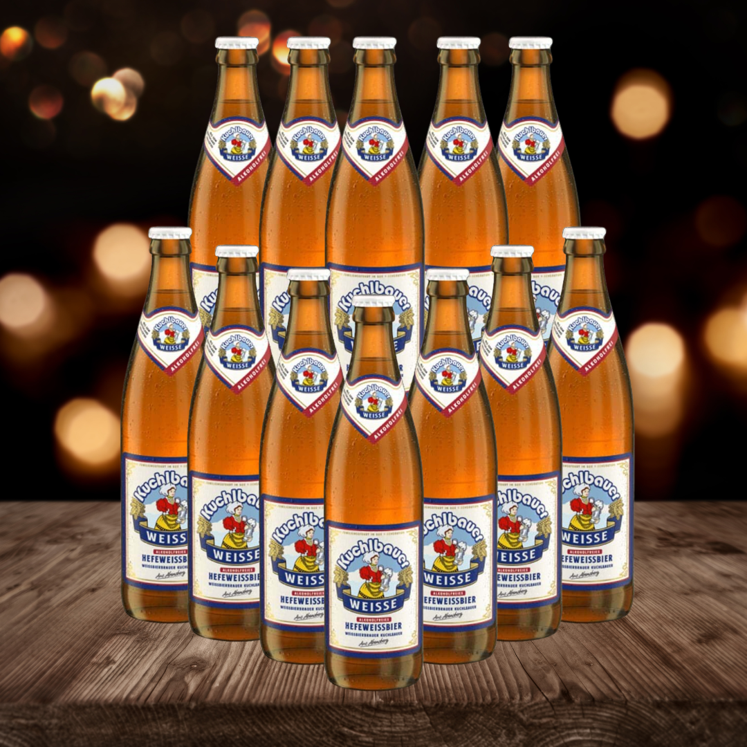 Kuchlbauer Weisse German Wheat Beer 500ml Bottles - 5.2% ABV (12 Pack)