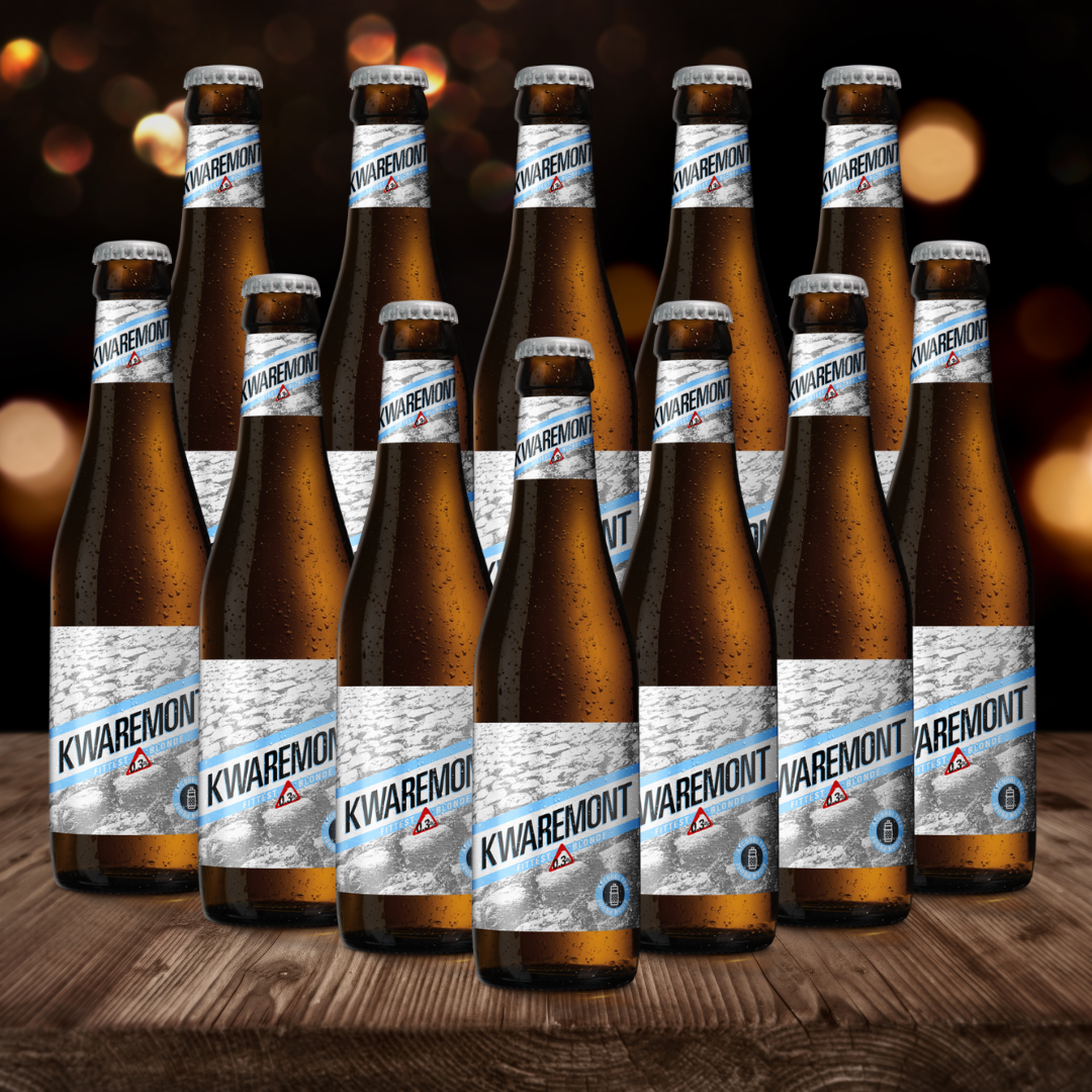 Kwaremont Fittest Blonde Alcohol Free Ale - 0.3% ABV (12 Pack) - BEERHUNTER