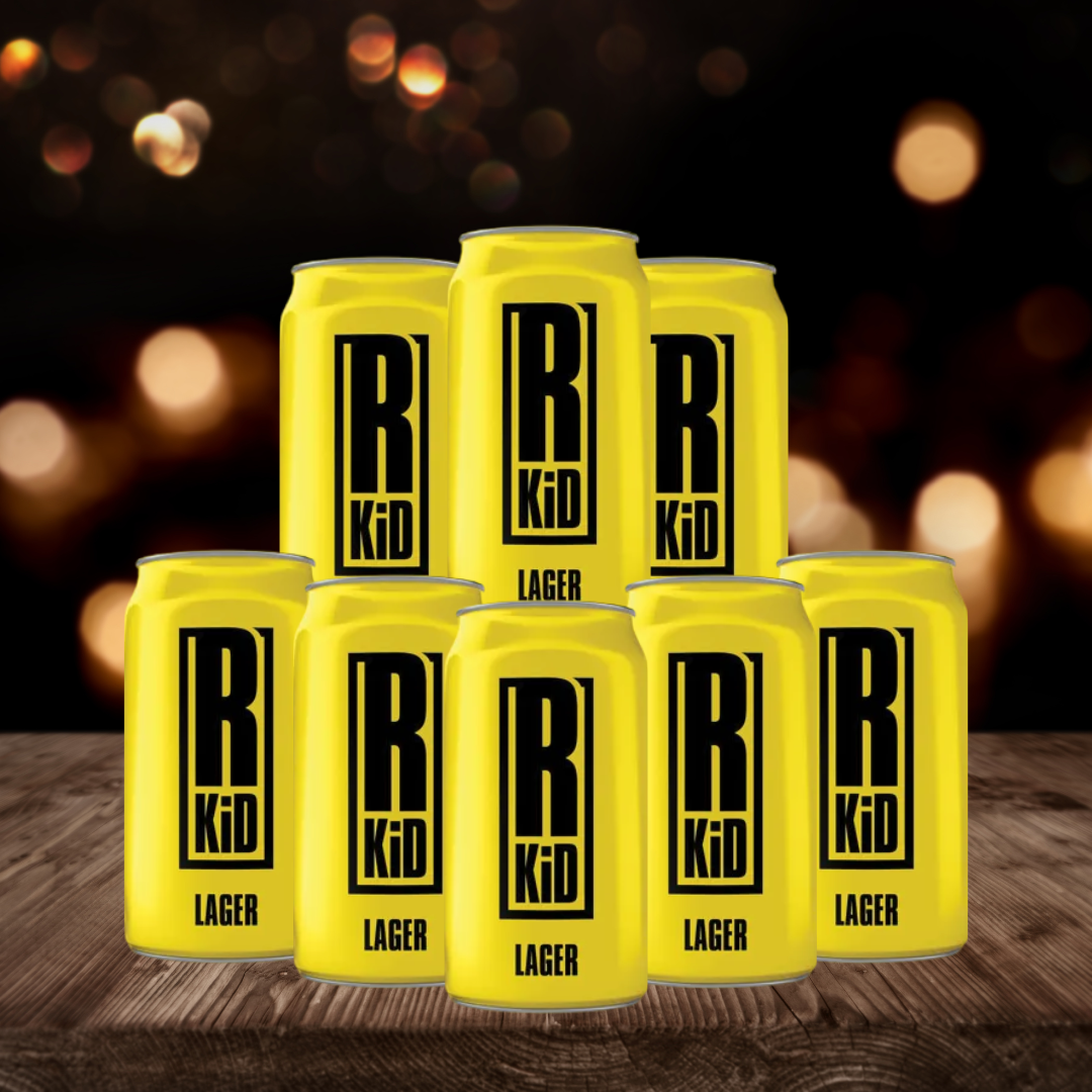 RKiD Brewery British Lager 330ml Cans - 4.0% ABV (12 Pack)