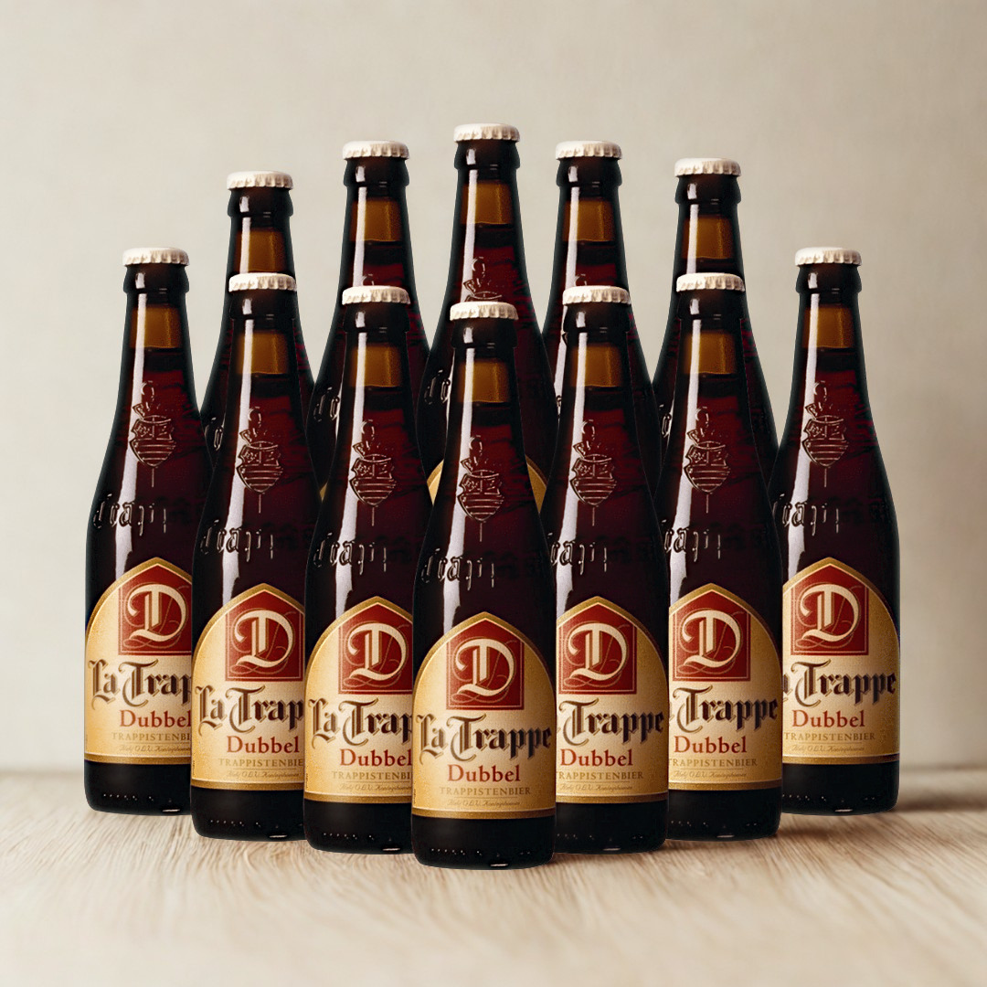 La Trappe Trappist Dutch Dubbel Beer - 7.0% ABV (Multipack)