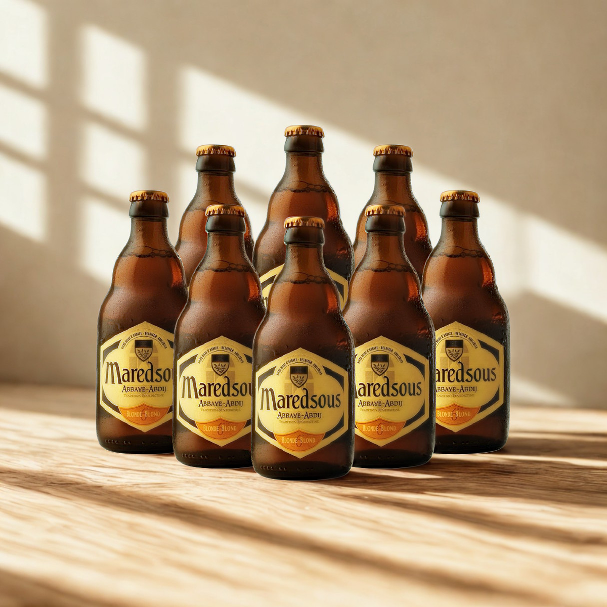 Maredsous Belgian Abbey Beer 330ml Bottles - (8 Pack)