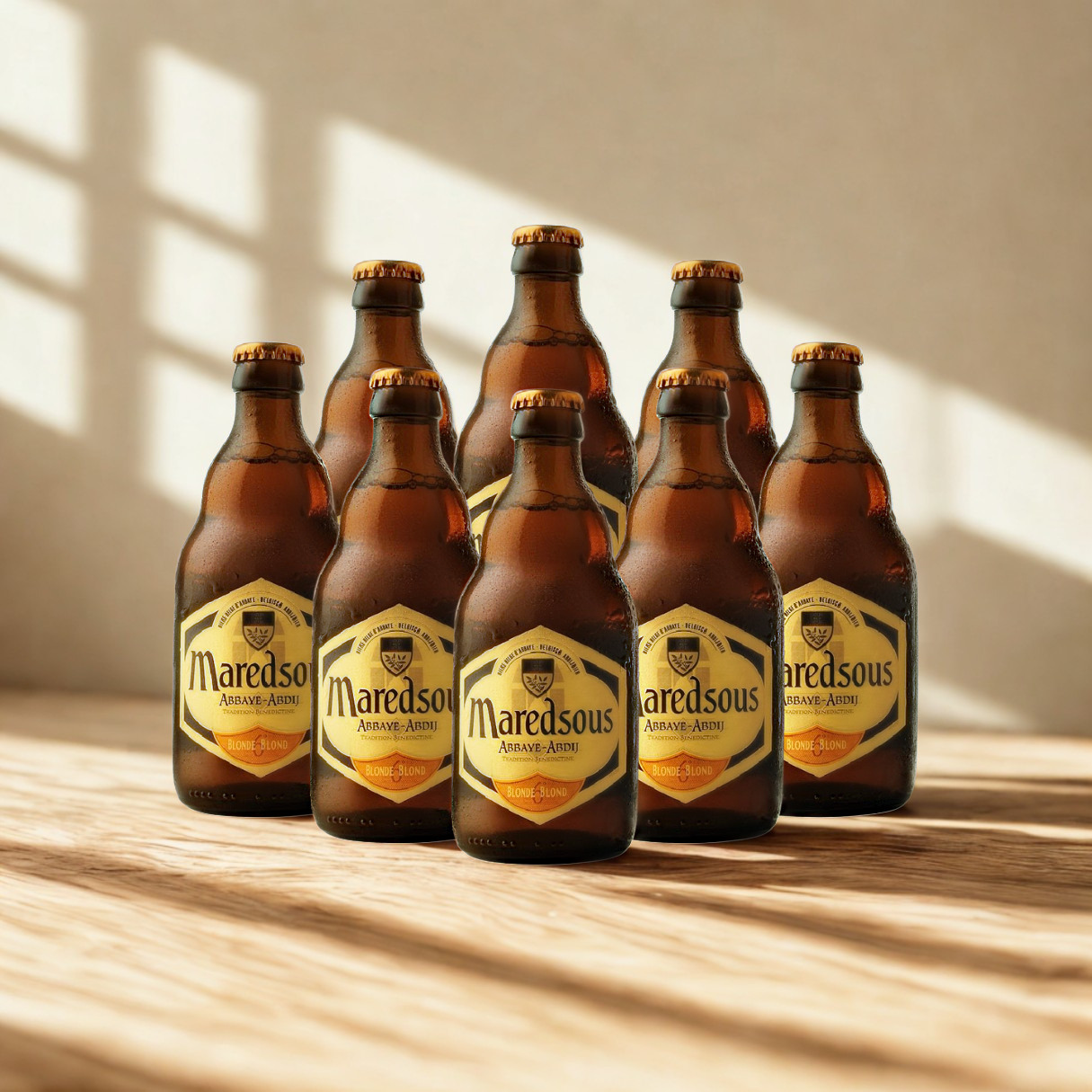 Maredsous Belgian Abbey Beer 330ml Bottles - (8 Pack)