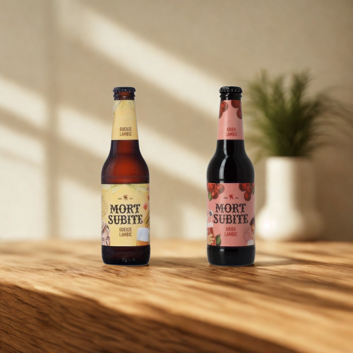 Mort Subite Lambric Beers 250ml Bottles - 4% ABV (8 Pack)