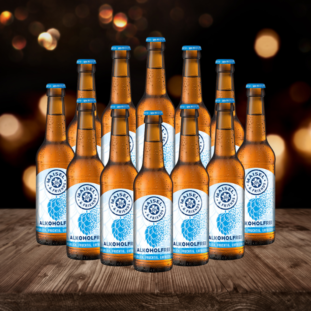 Maisel & Friends Alkoholfrei IPA 330ml Bottles - 0.5% ABV (12 pack)