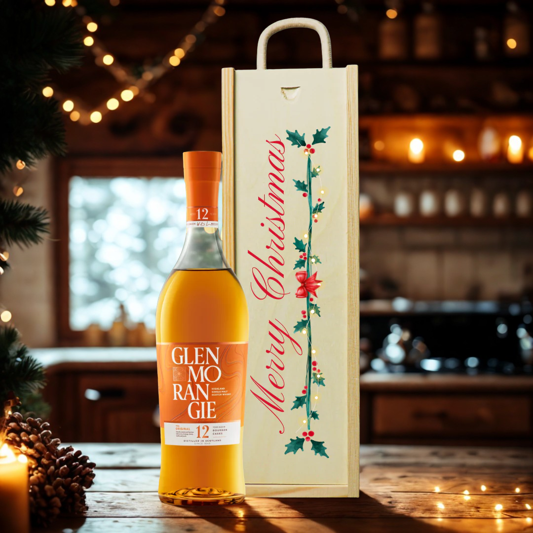 Merry Christmas Glenmorangie Single Scotch Whiskey Set - 40% ABV