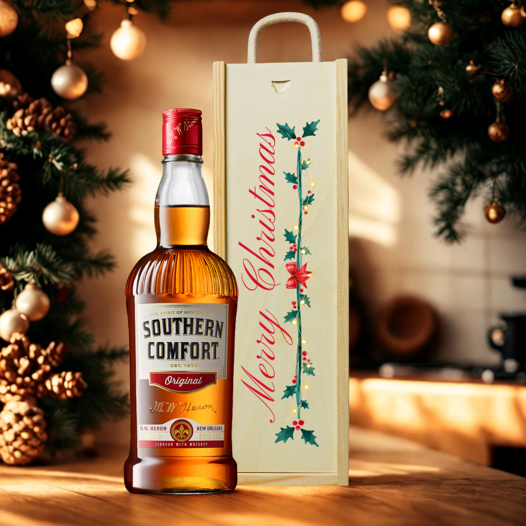 Merry Christmas Southern Comfort 70cl Whiskey - 35% ABV