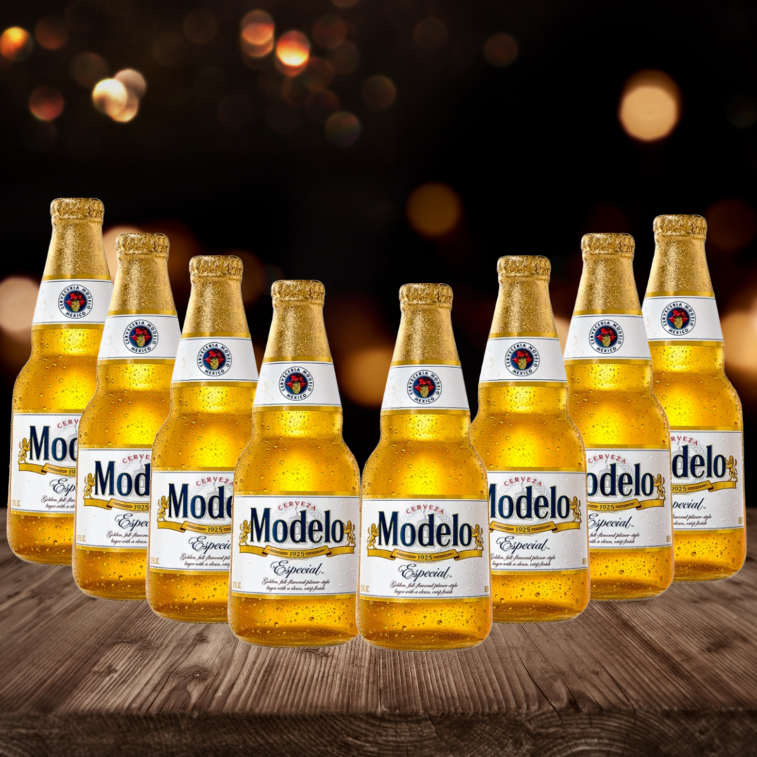 Modelo Especial Mexican Lager 355ml Bottles (12 Pack) - 4.5% ABV - BEERHUNTER