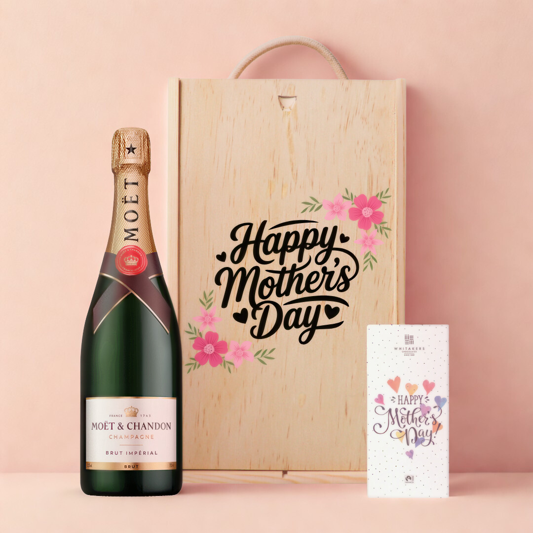 Moët &amp; Chandon Champagne Mothers Day Gift Box with Chocolate