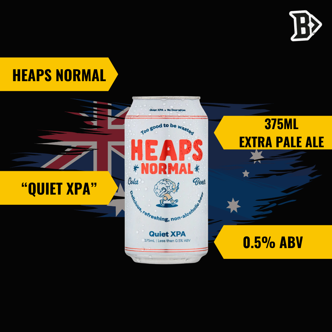 Heaps Normal Quiet XPA Alcohol-Free XPA 375ml Cans - 0.5% ABV (12 Pack)