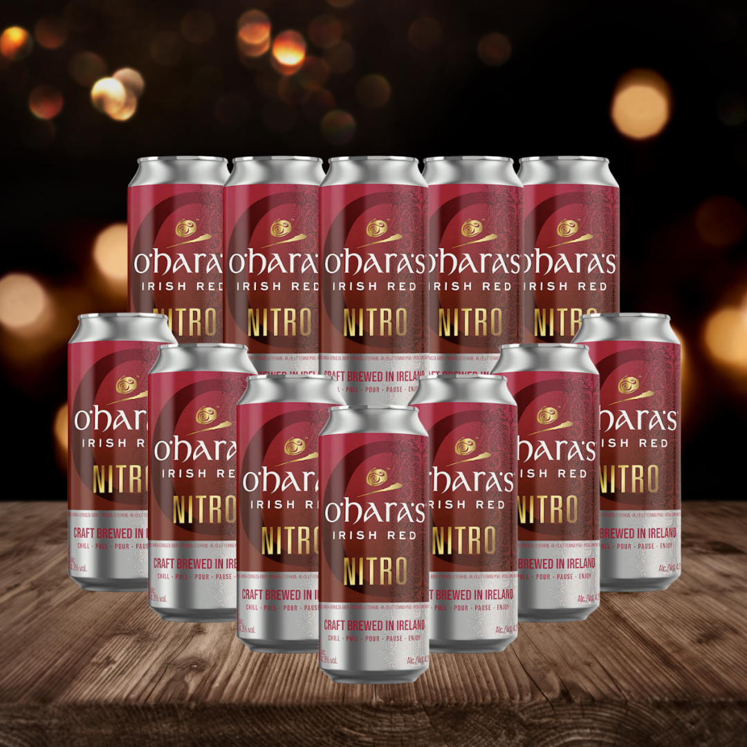 O&#39;Hara&#39;s Nitro Irish Red Ale 440ml Cans - 4.30% ABV (12 Pack)